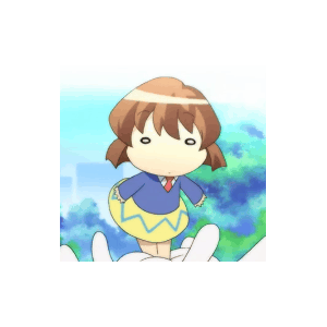 Ichijou's sister from Pani Poni A gif of Ichijou's sister from Pani Poni spinning